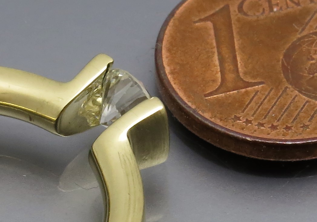 Eleganter Brillant Spannring "Peak" – Bild 7