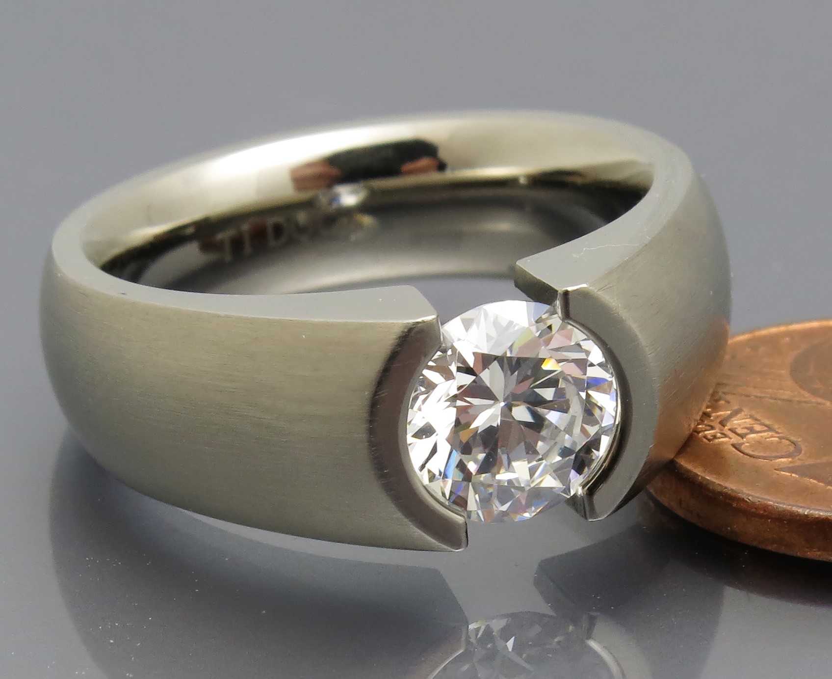 Eleganter Brillant Spannring "Verlauf" – Bild 3