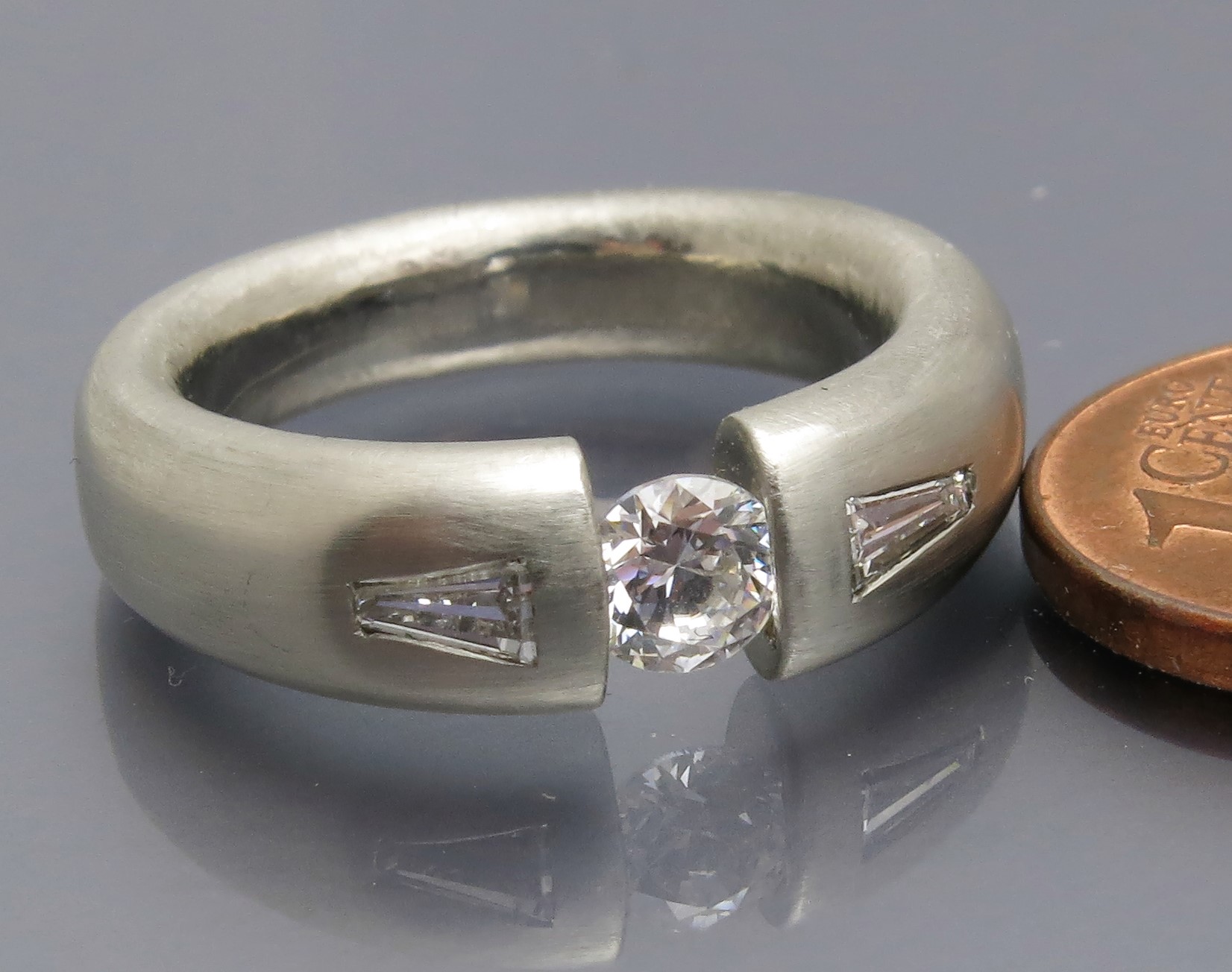Schicker Diamant Spannring "Verlauf" – Bild 5