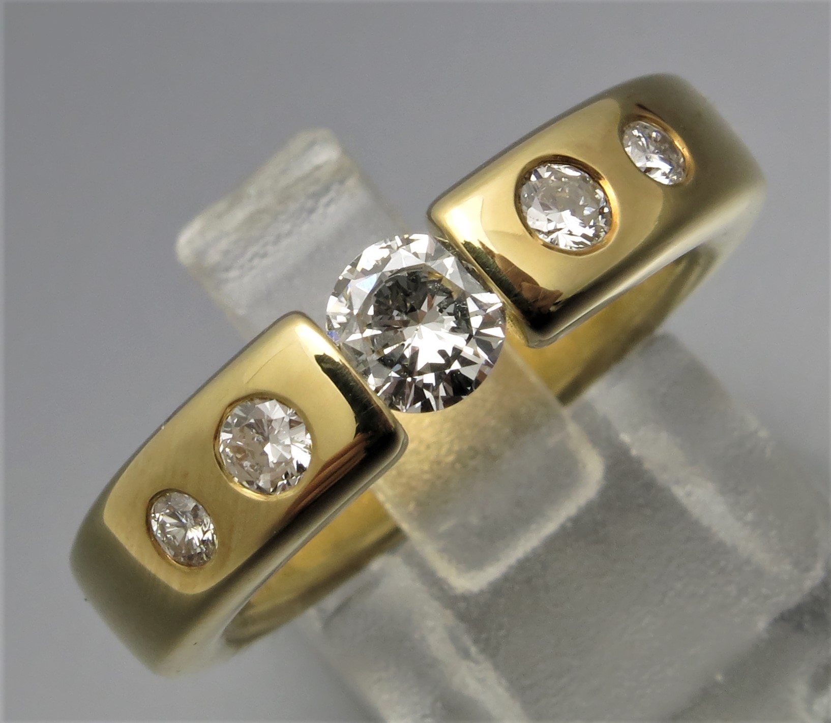 Eleganter Brillant Spannring "Stones" – Bild 3