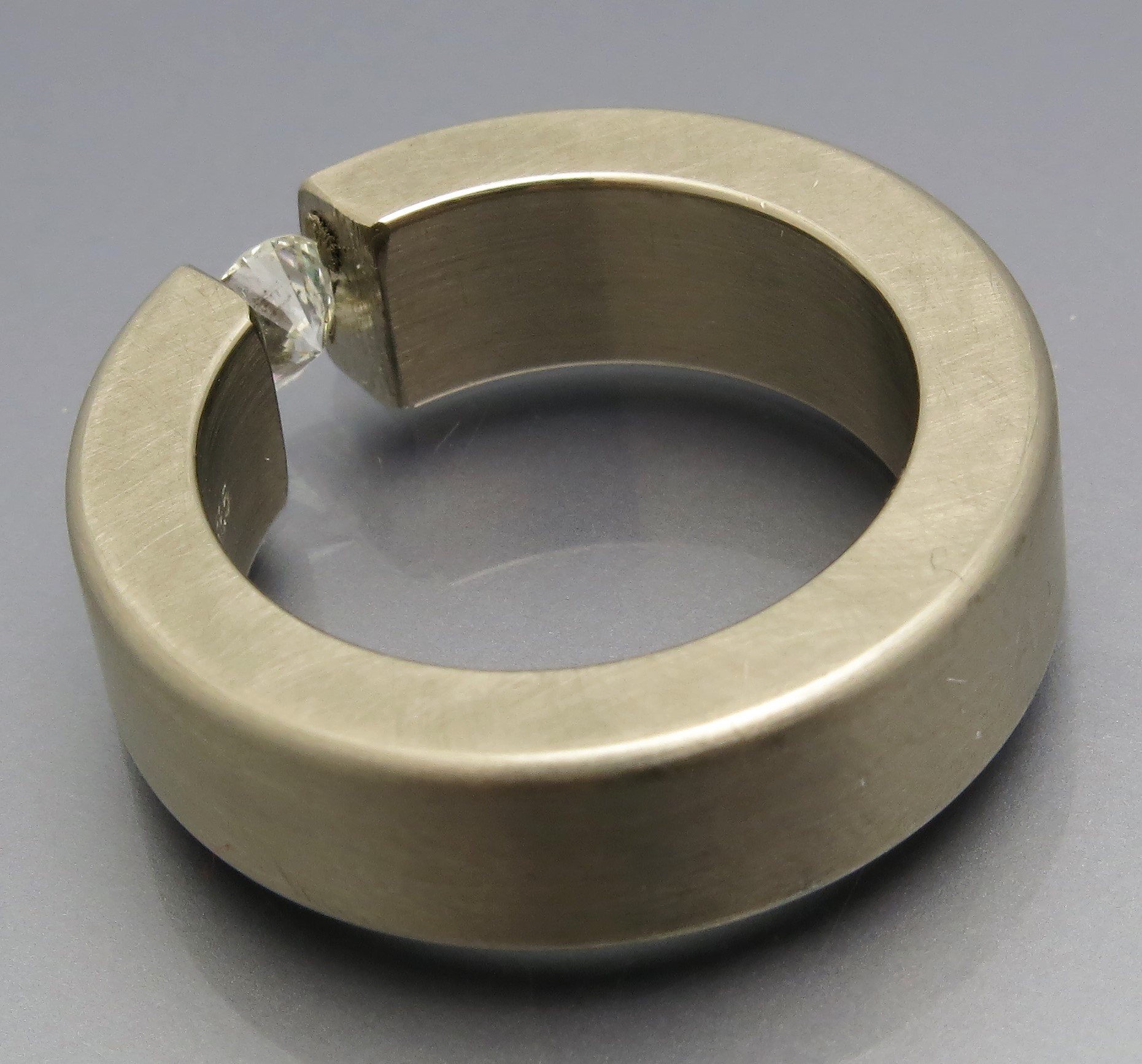 Schwerer Brillant Spannring - Klassiker – Bild 5