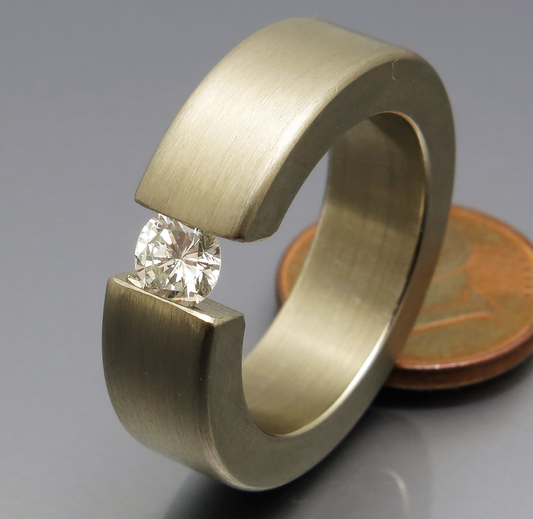 Schwerer Brillant Spannring - Klassiker – Bild 6