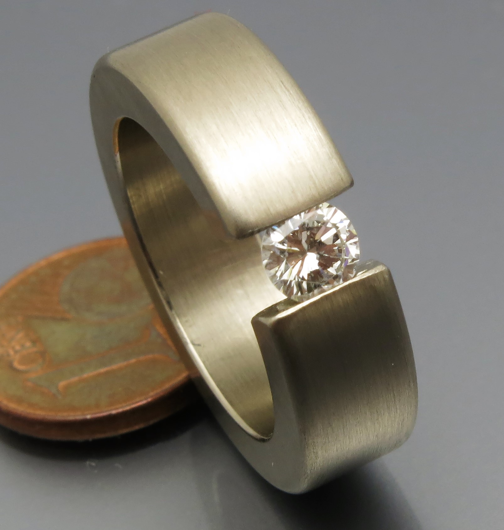 Schwerer Brillant Spannring - Klassiker – Bild 9