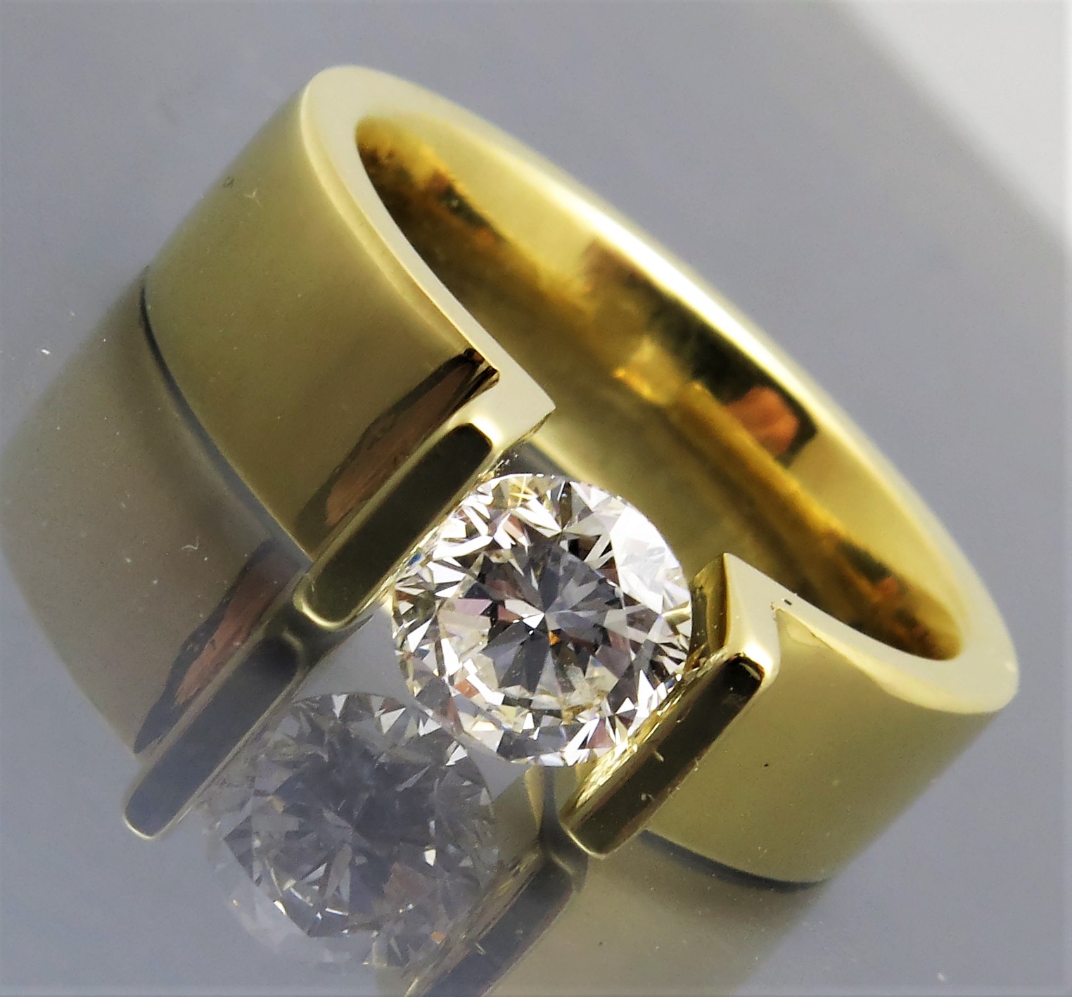 Eleganter Brillant Spannring "Peak" – Bild 4