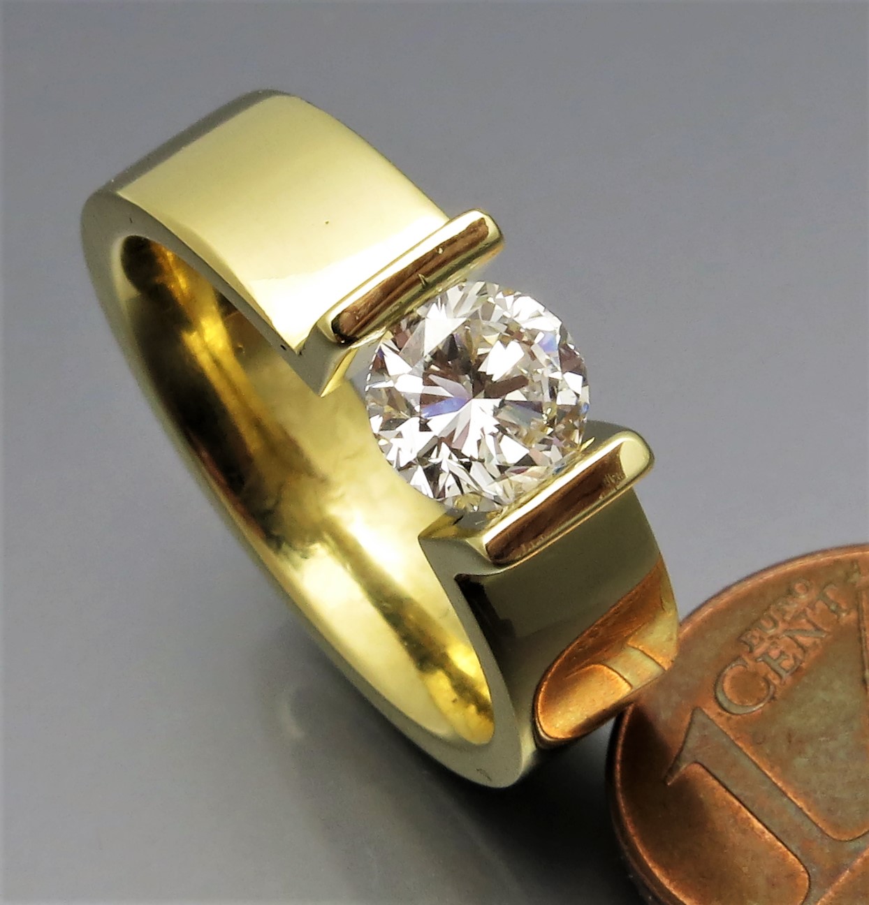 Eleganter Brillant Spannring "Peak" – Bild 6