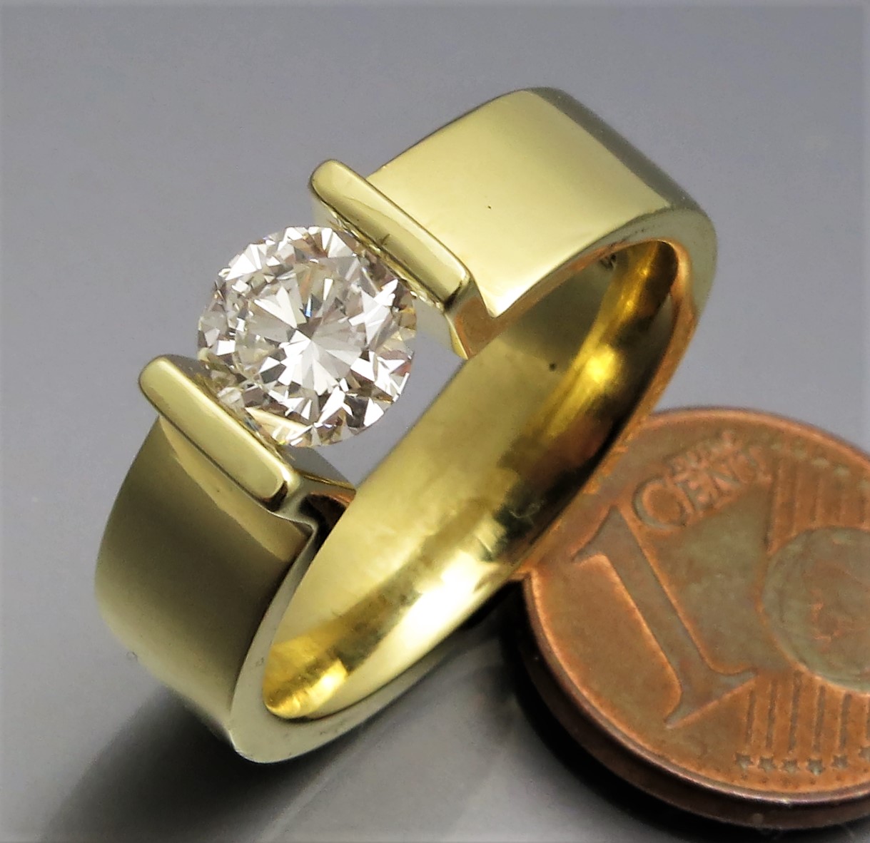 Eleganter Brillant Spannring "Peak" – Bild 7
