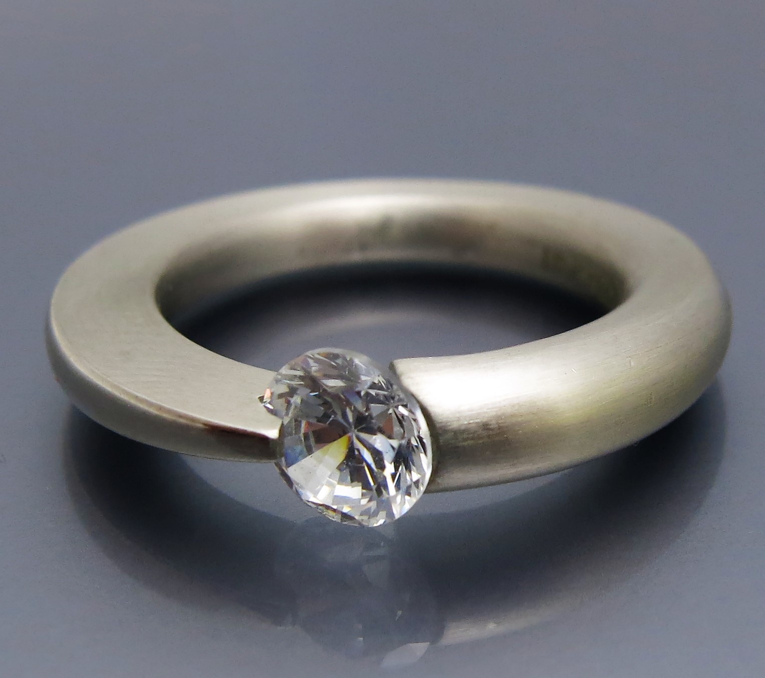 Eleganter Brillant Spannring "Slim" – Bild 6