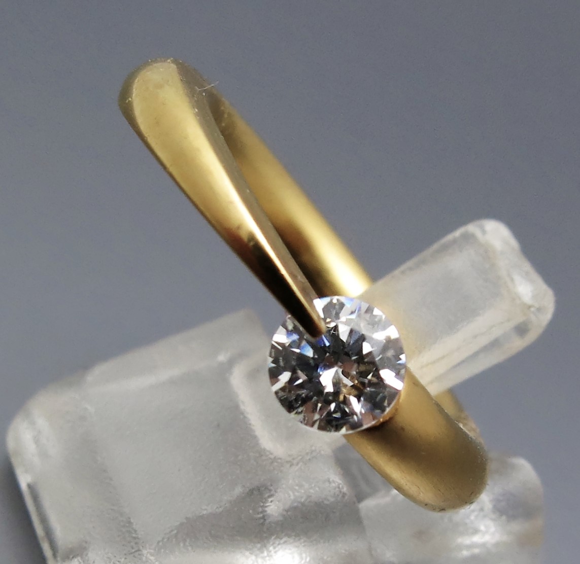 Eleganter Brillant Spannring "Slim" – Bild 4