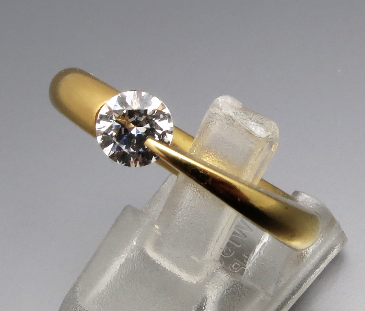 Eleganter Brillant Spannring "Slim" – Bild 5