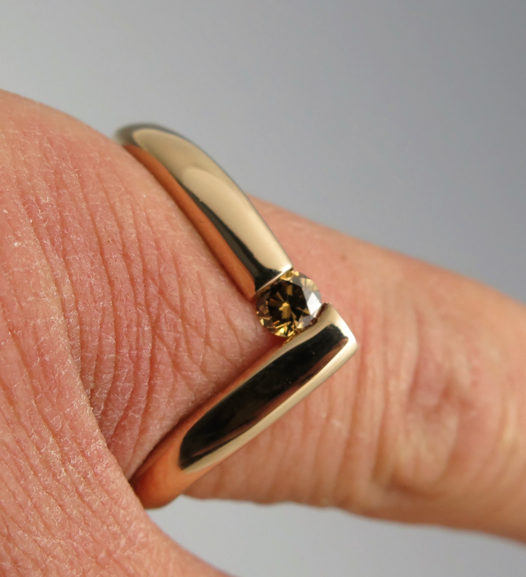 Individueller Brillant Spannring "Curves" – Bild 10