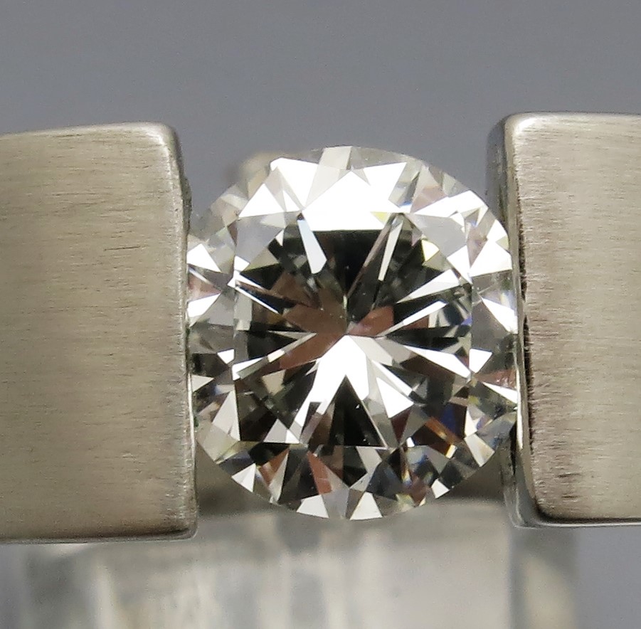 Voluminöser Brillant Spannring "Verlauf" – Bild 4