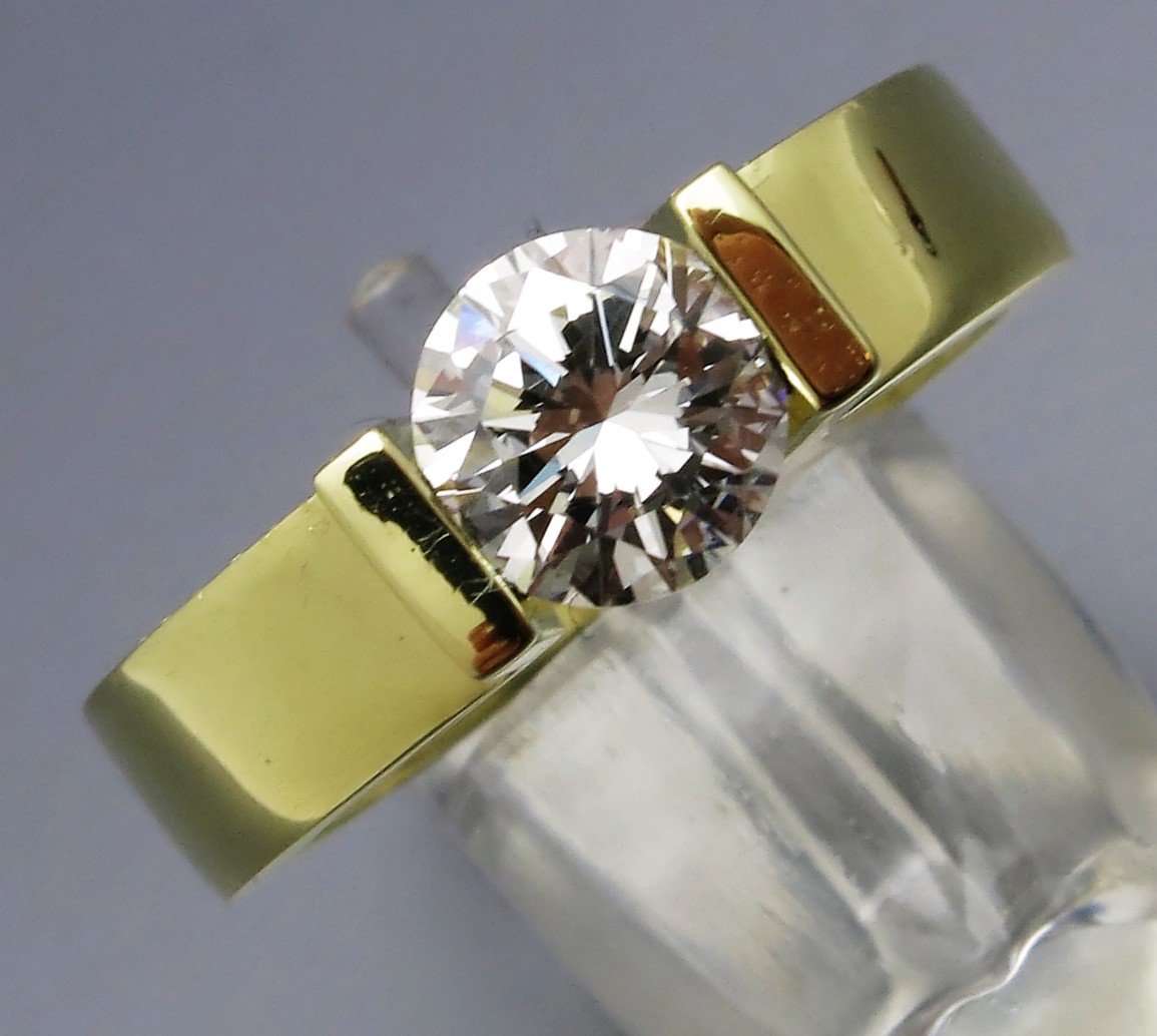 Eleganter Brillant Spannring "Peak" – Bild 4