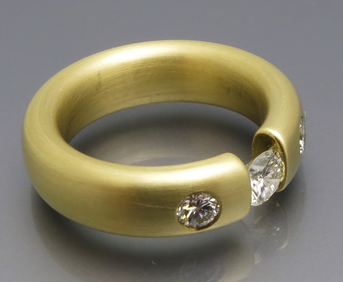 Eleganter Brillant Spannring "Stones" – Bild 4