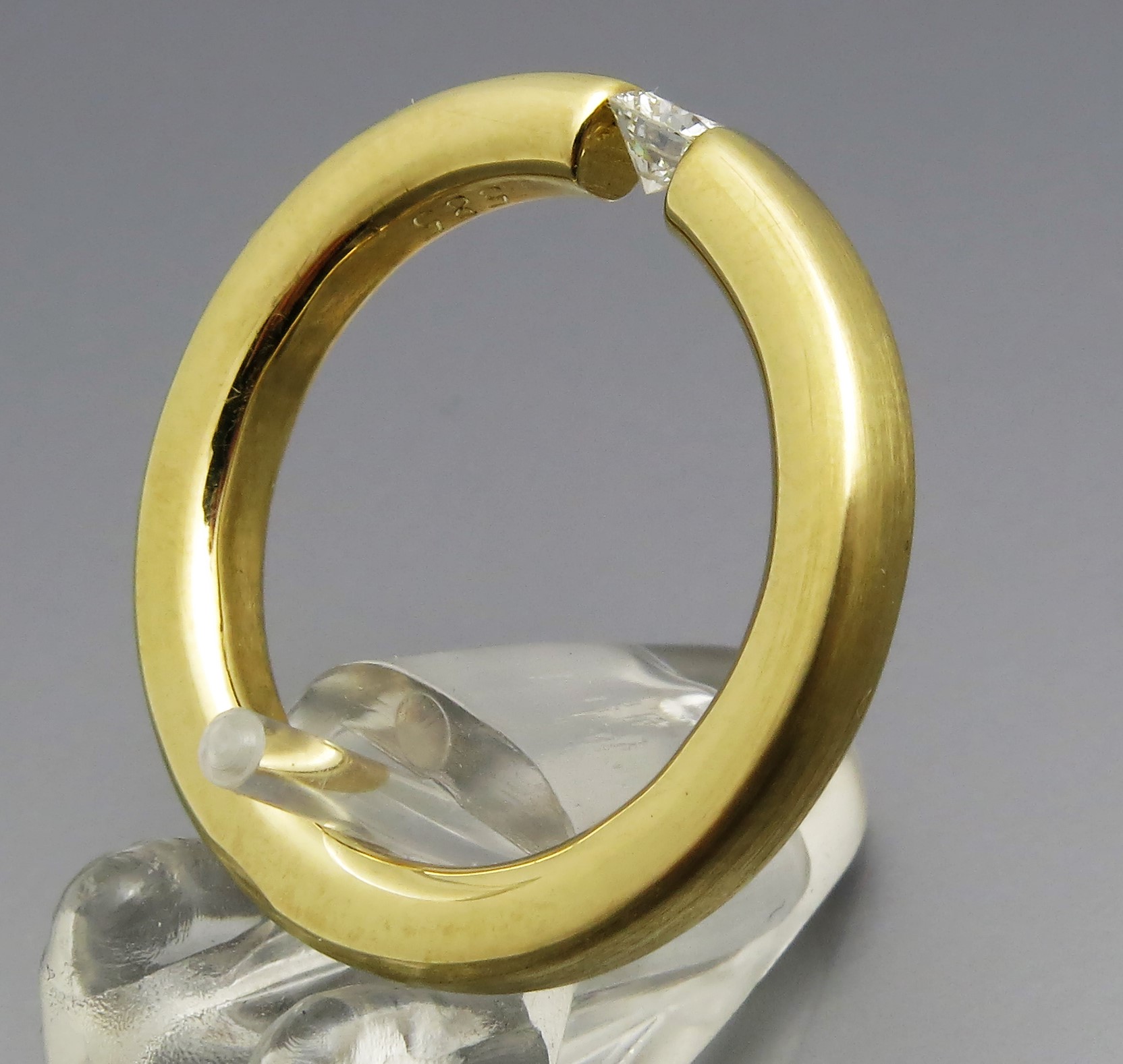 Zeitloser Brillant Spannring - Klassiker – Bild 3