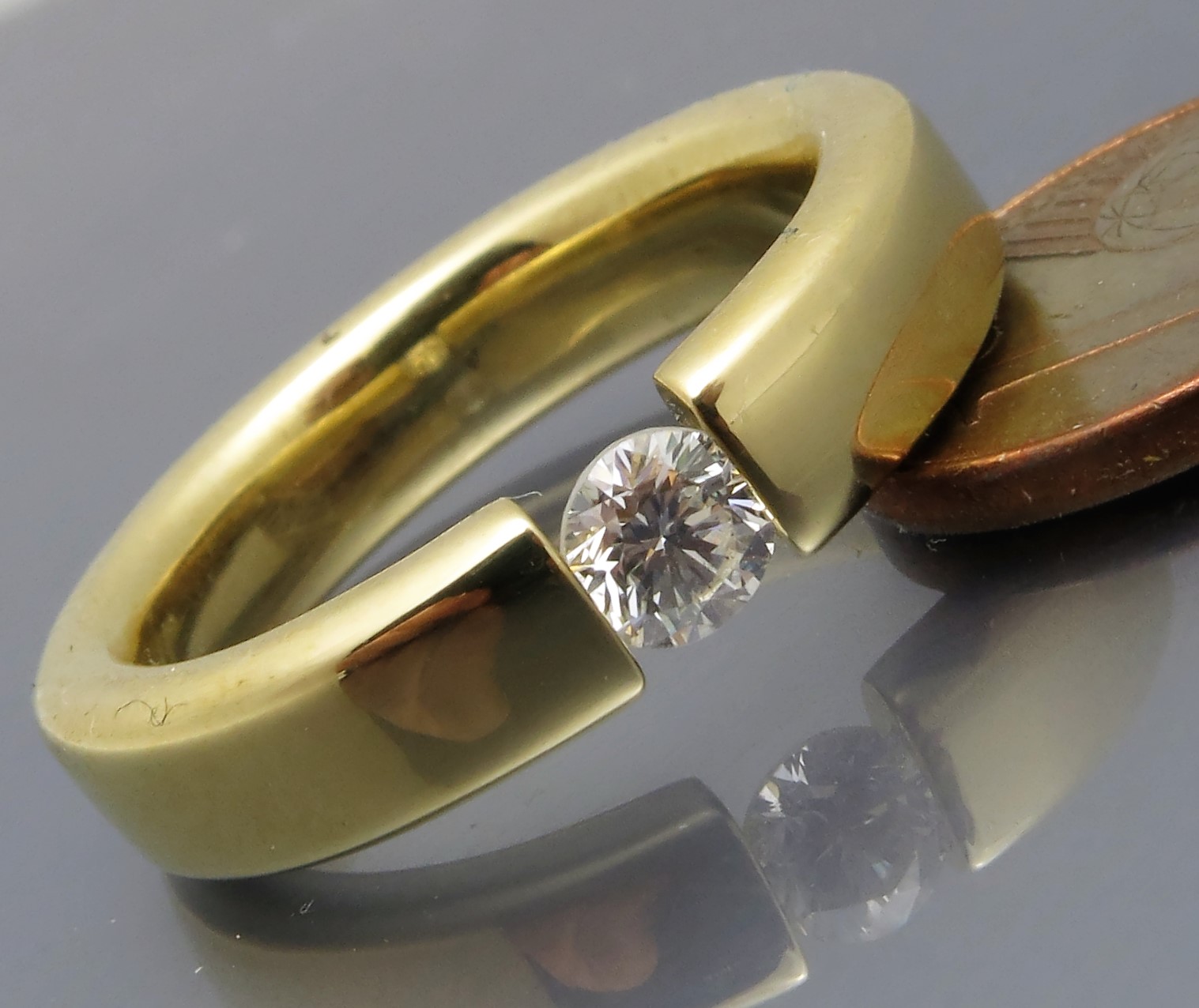 Eleganter Brillant Spannring - Klassiker – Bild 3