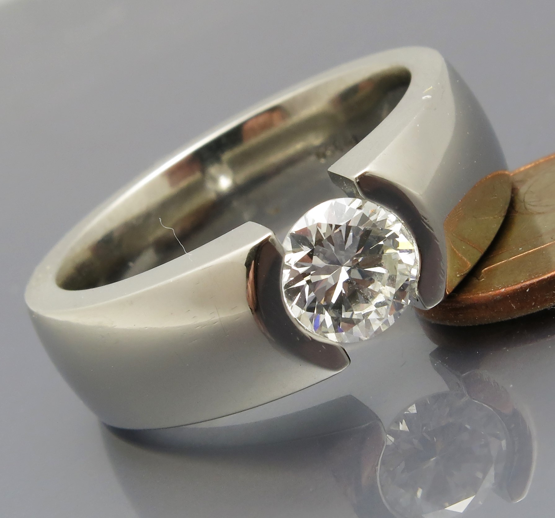 Feinster Brillant Spannring "Verlauf" – Bild 3