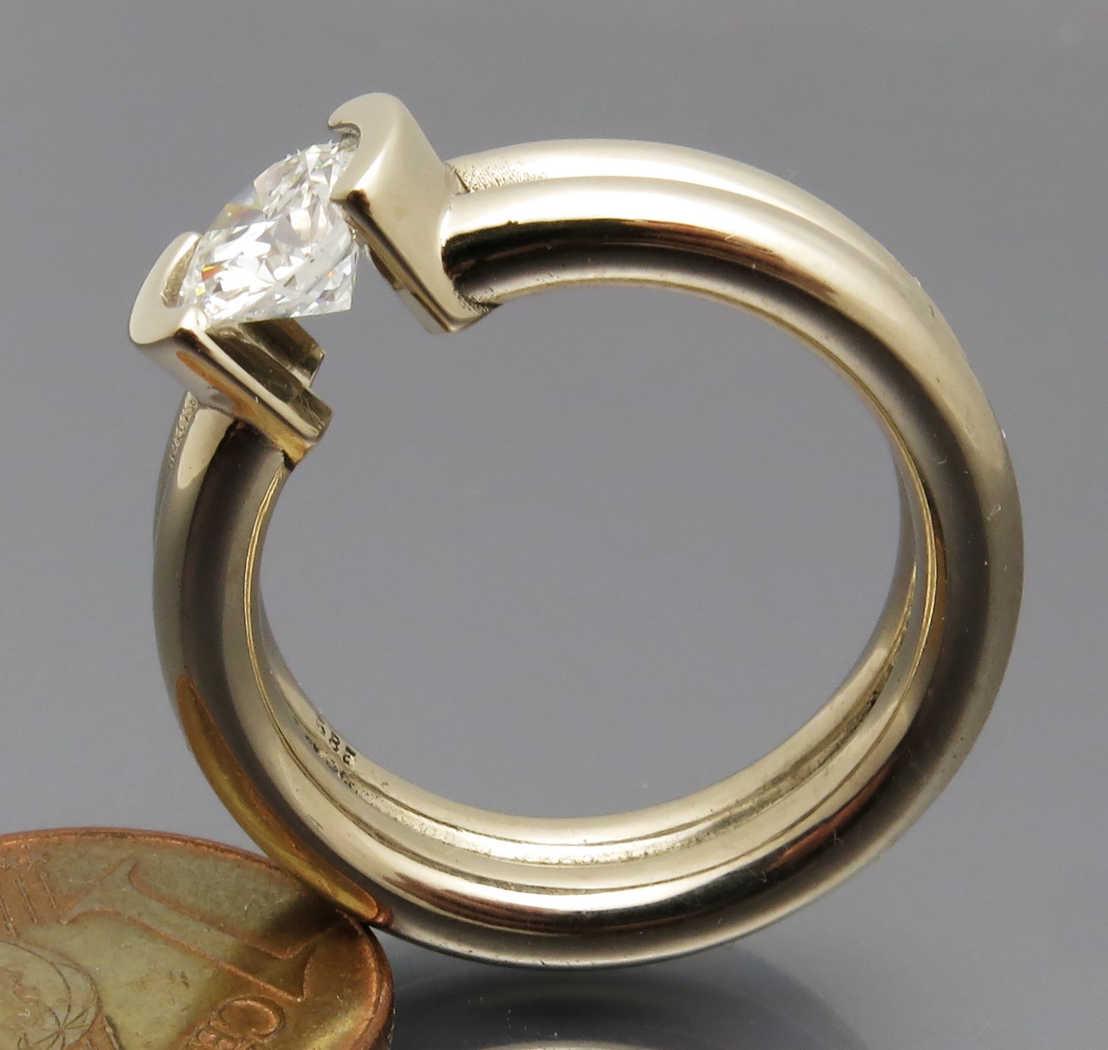 Eleganter Brillant Spannring "Peak" – Bild 4