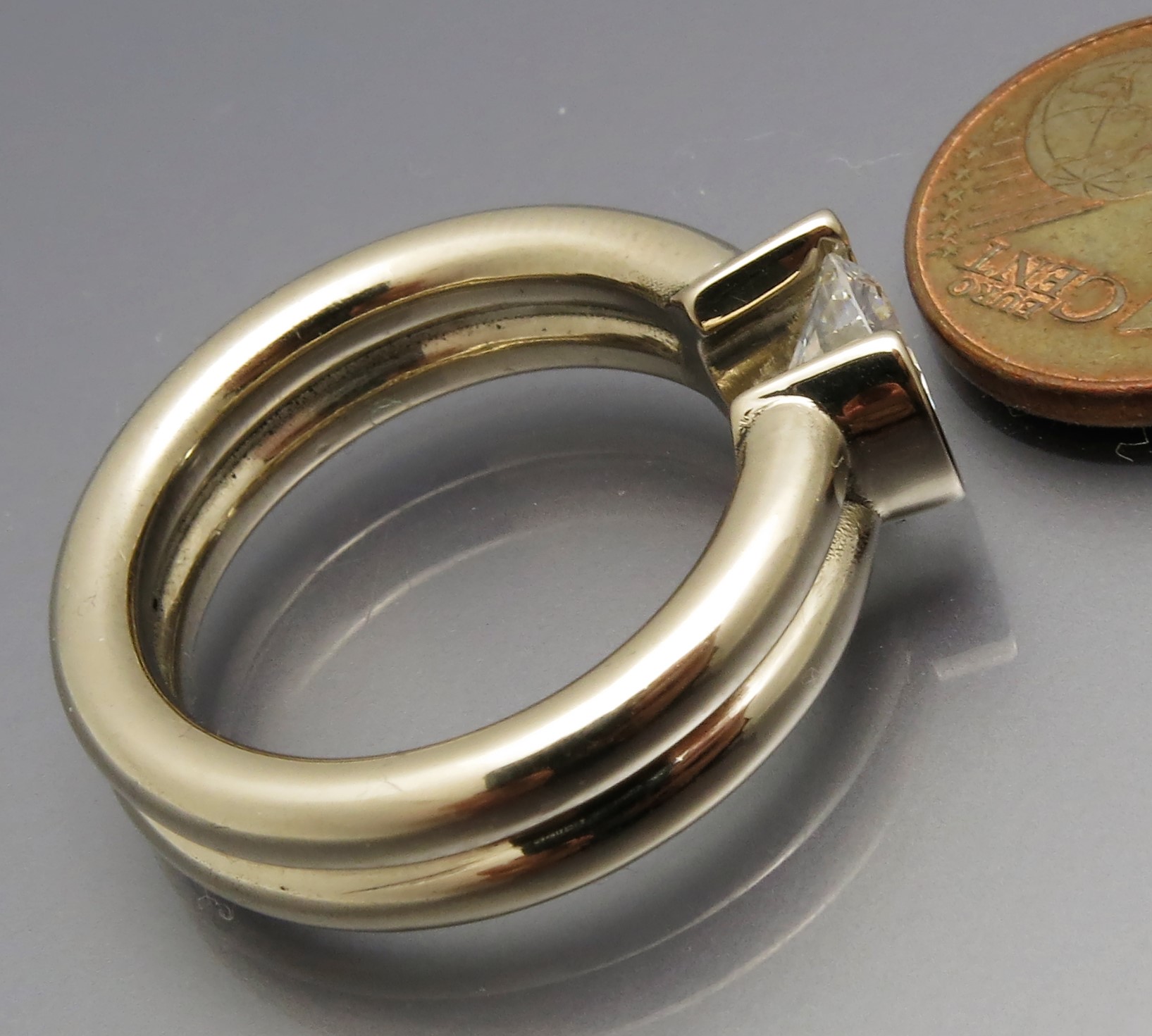 Eleganter Brillant Spannring "Peak" – Bild 9