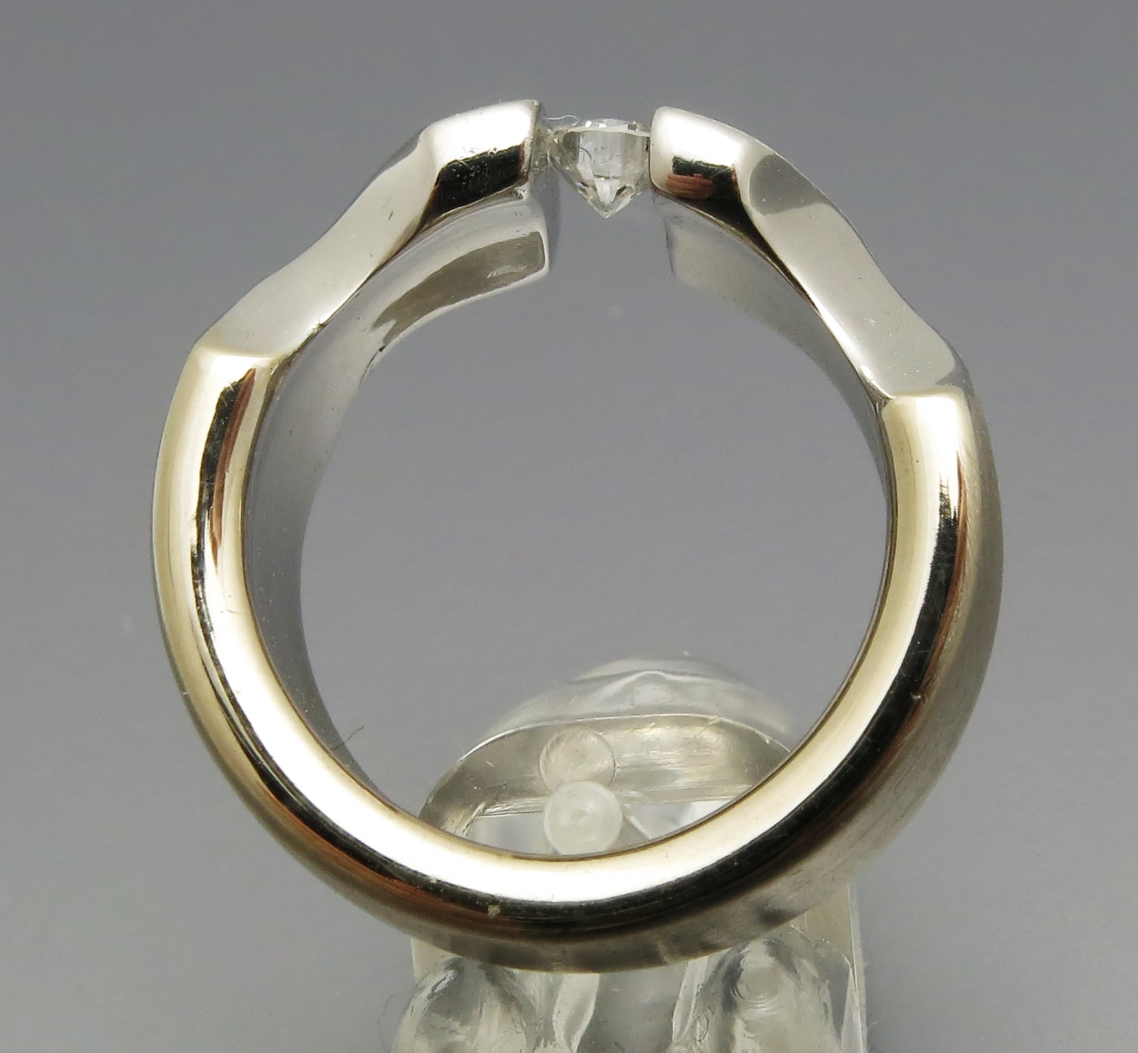 Auffälliger Brillant Spannring "Valley" – Bild 5