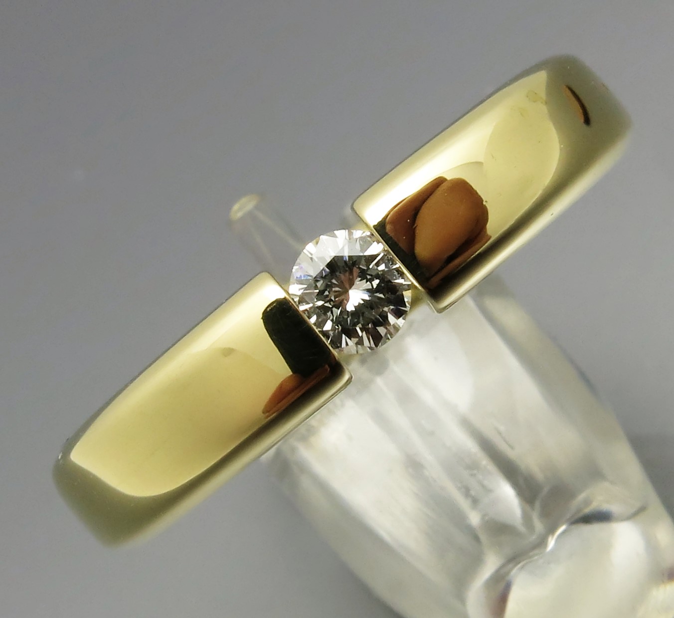 Feiner Brillant Spannring - Klassiker – Bild 2