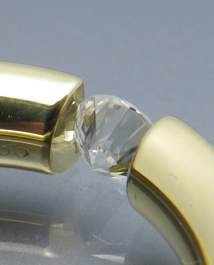 Feiner Brillant Spannring – Bild 4