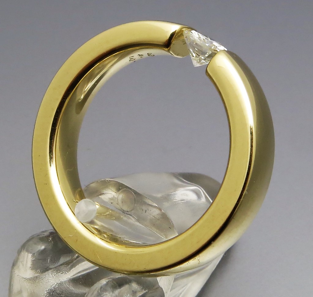 Zeitloser Brillant Spannring - Klassiker – Bild 2