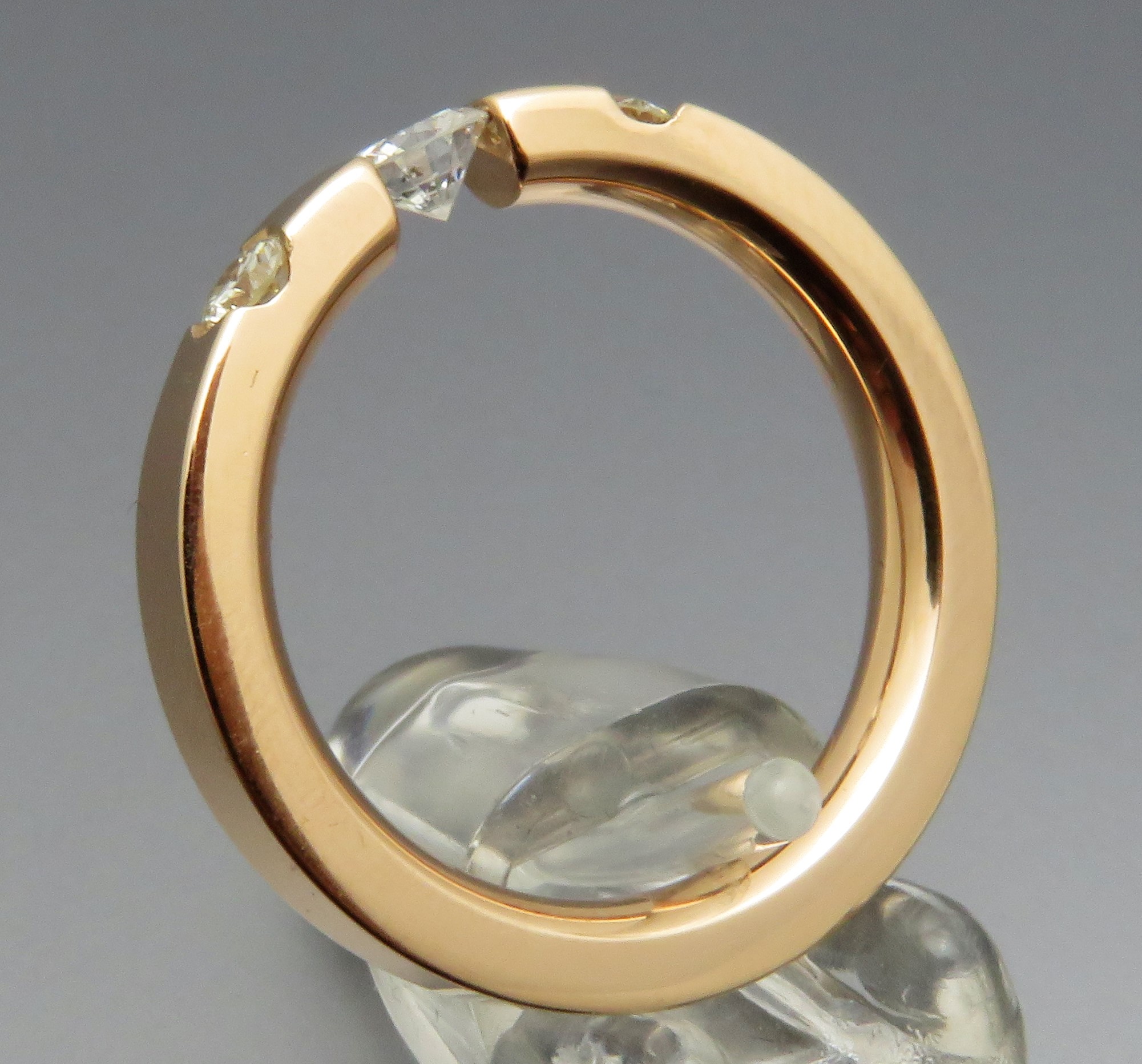 Eleganter Brillant Spannring "Stones" – Bild 4