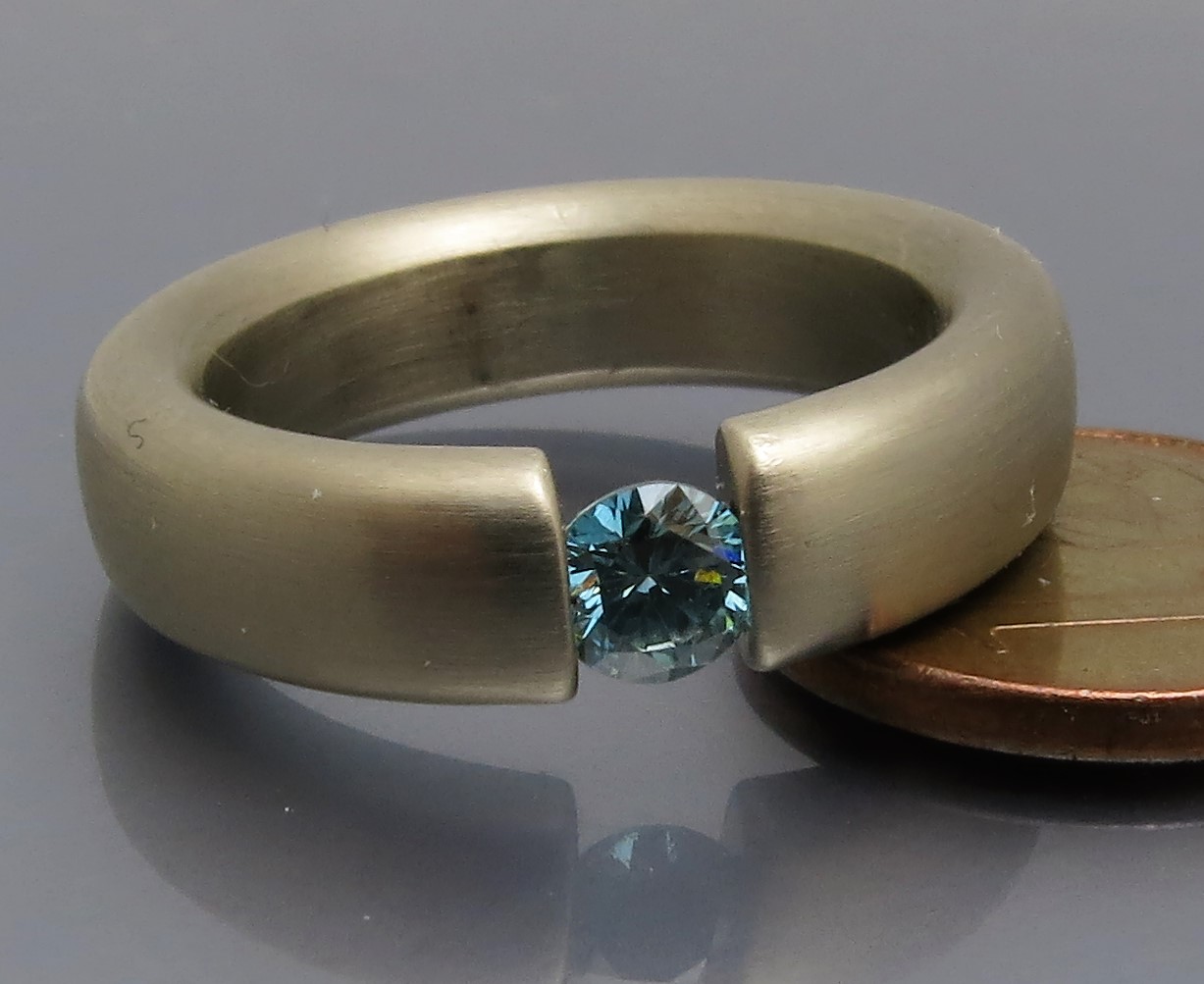 Mächtiger Brillant Spannring "Color" – Bild 10