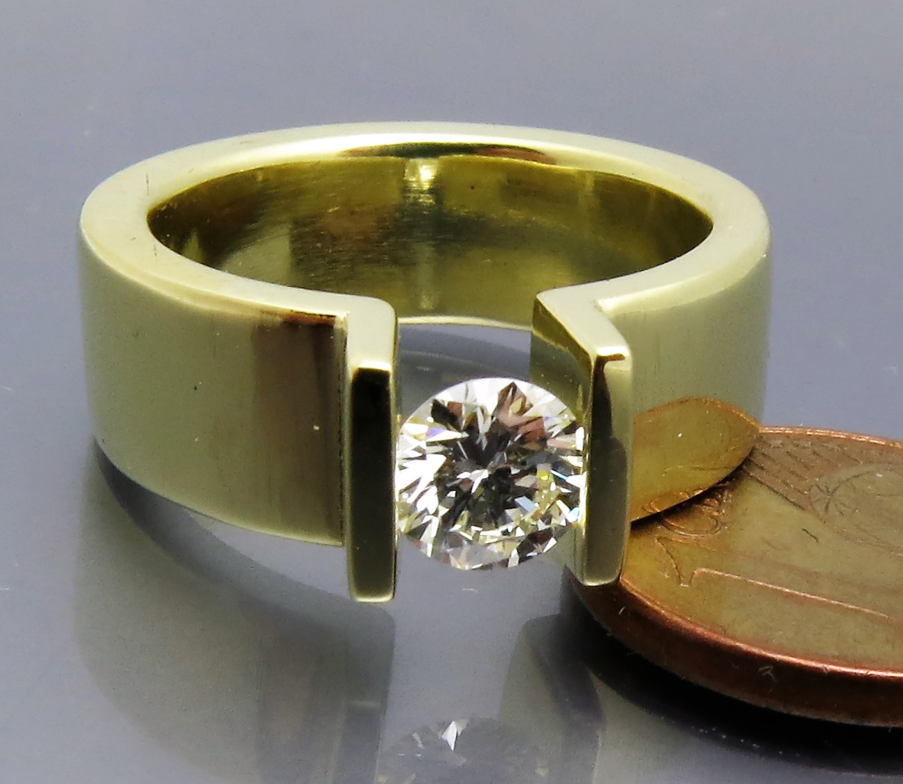 Toller Brillant Spannring "Peak" – Bild 3