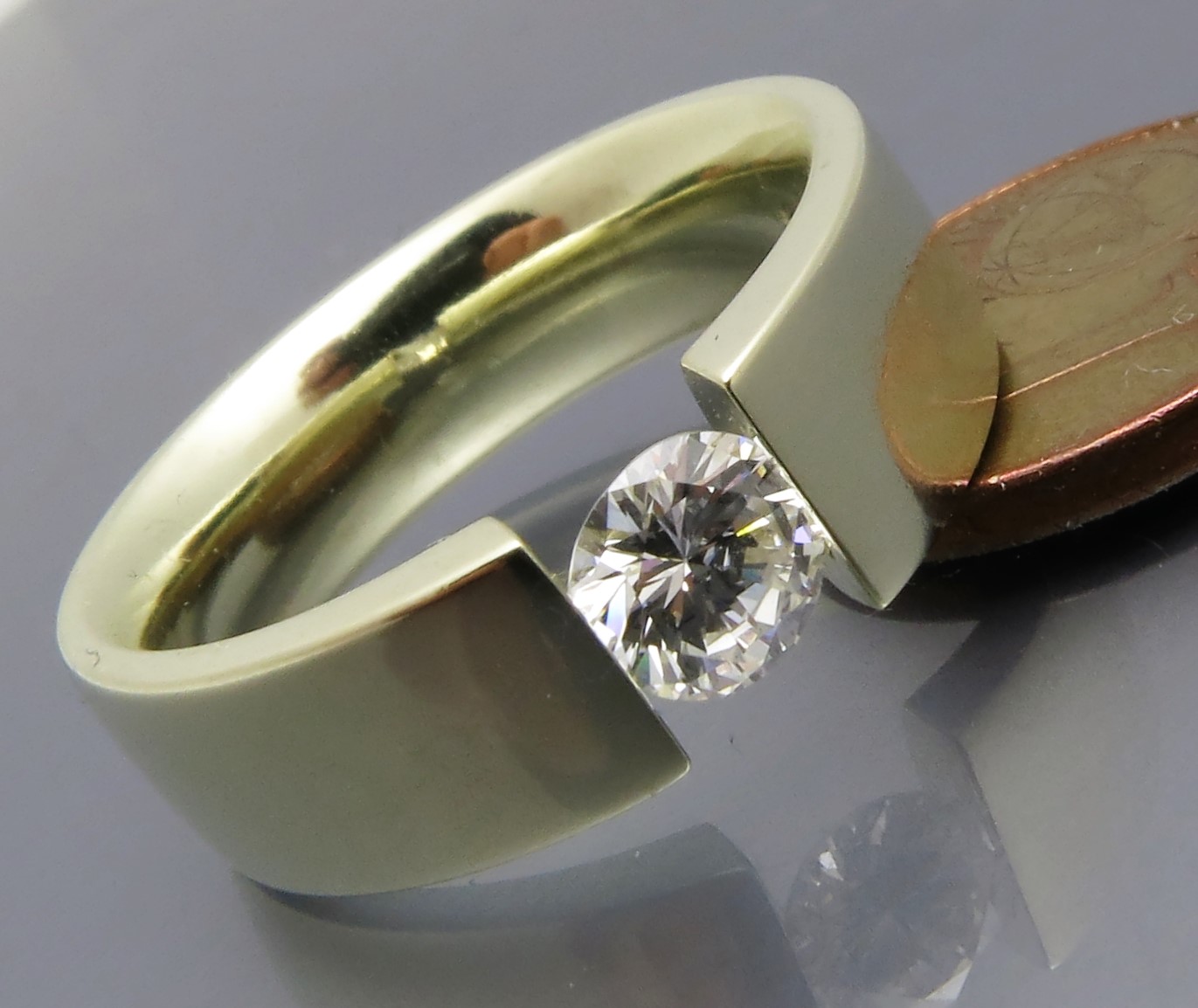 Toller Brillant Spannring "Verlauf" – Bild 10