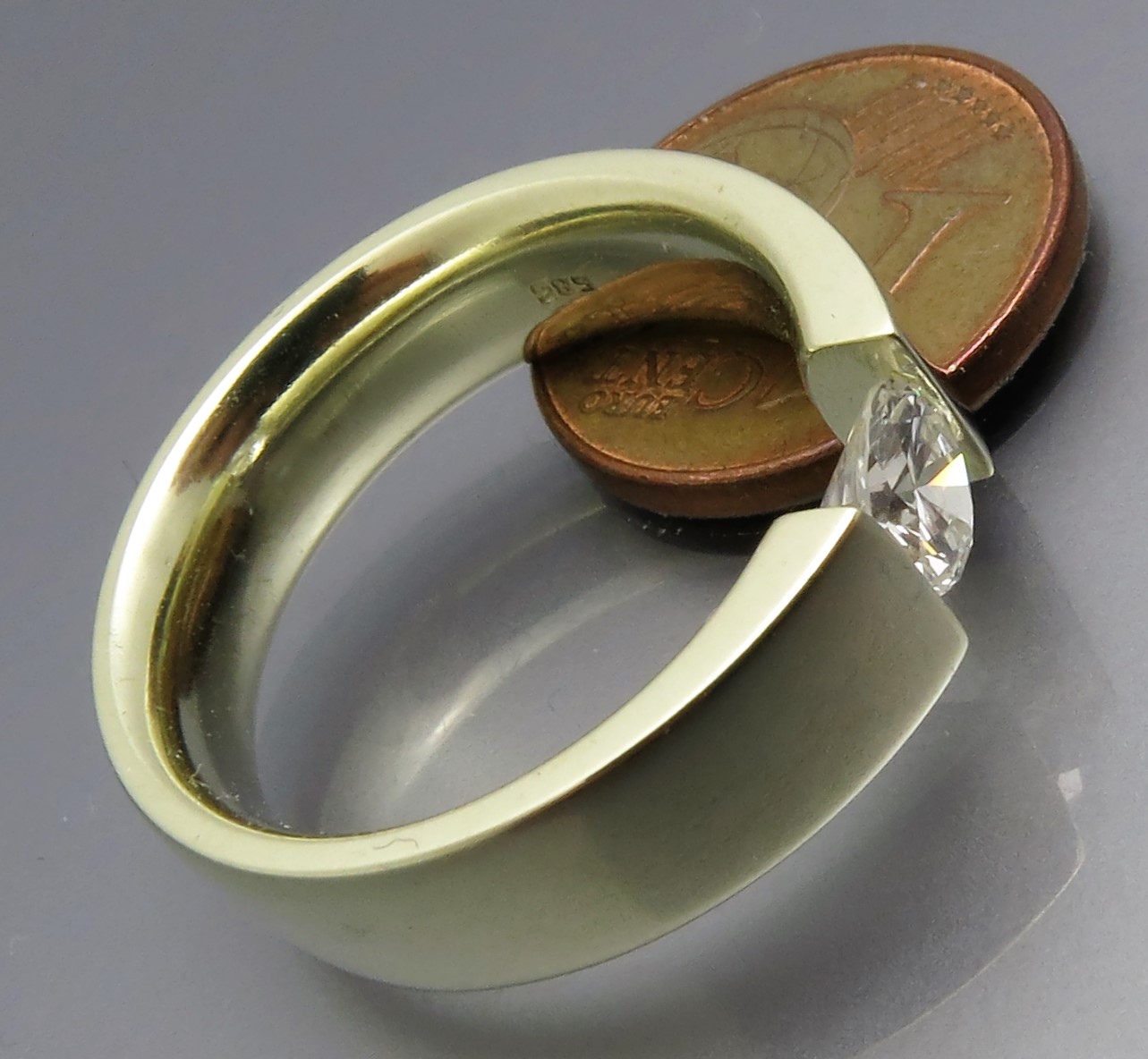 Toller Brillant Spannring "Verlauf" – Bild 11