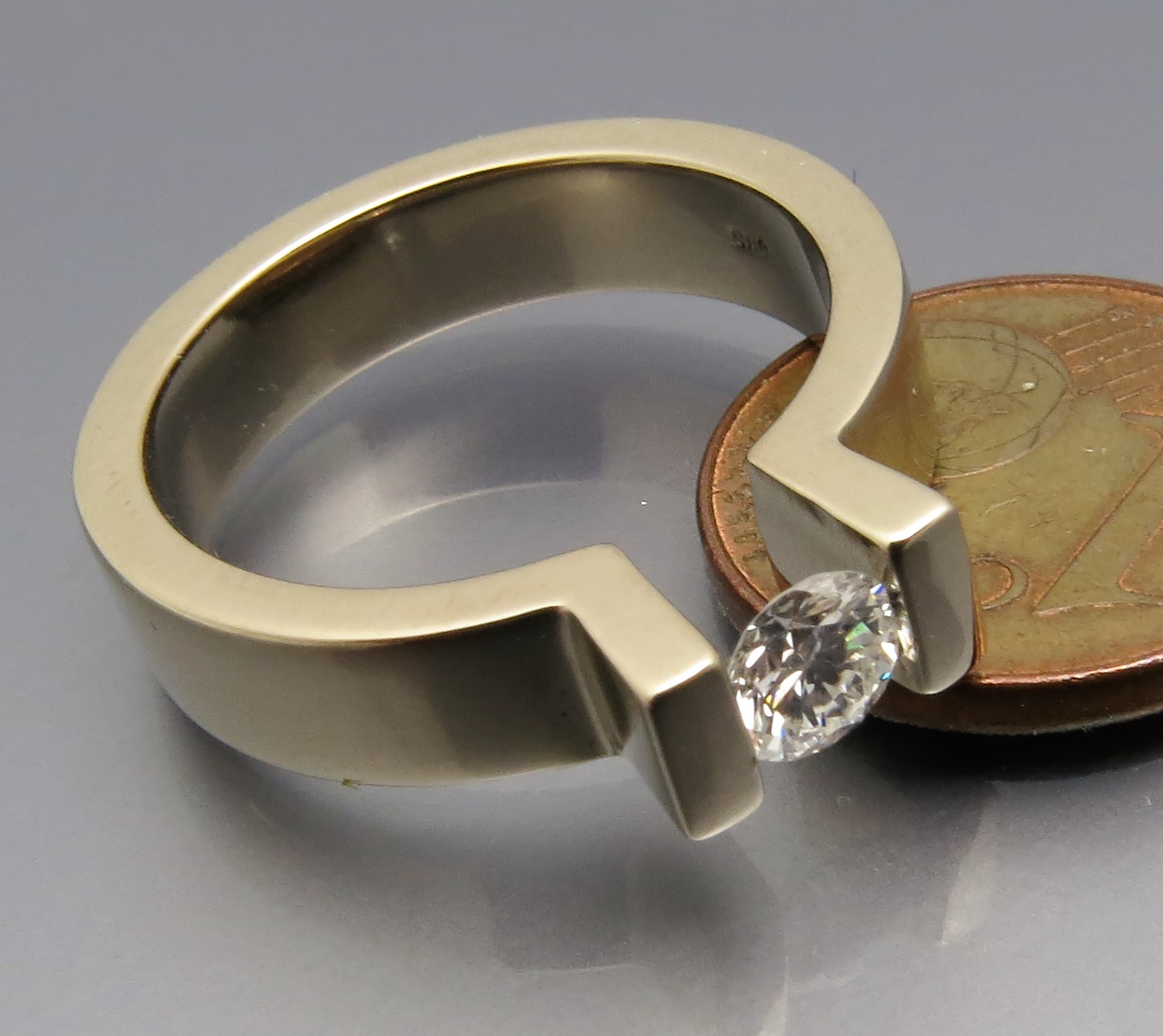 Eleganter Brillant Spannring "Peak" – Bild 11