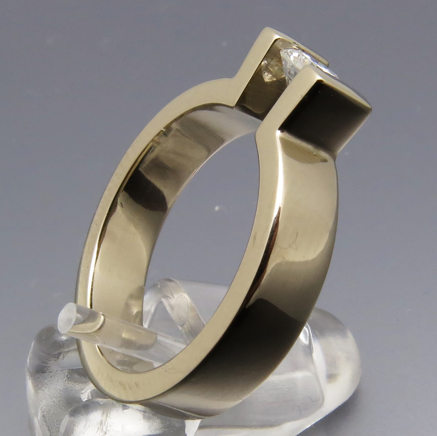 Eleganter Brillant Spannring "Peak" – Bild 5