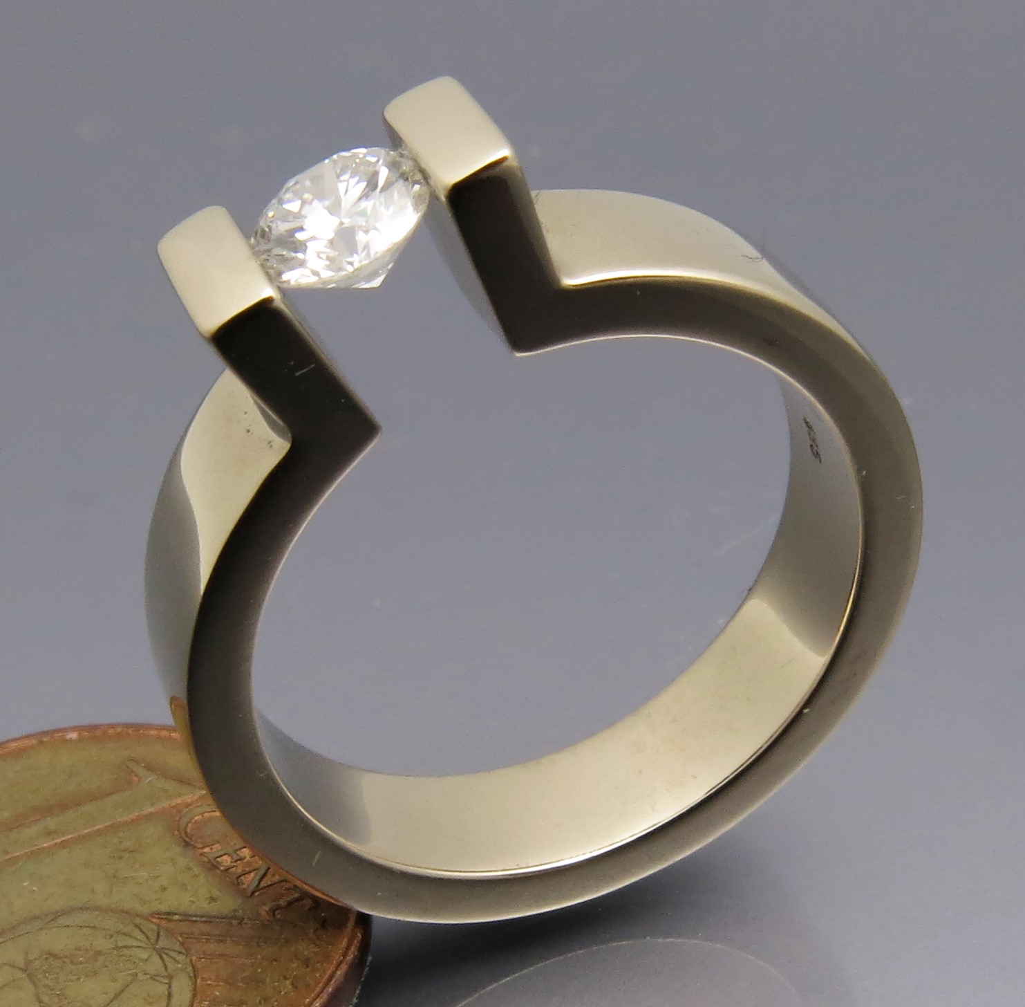 Eleganter Brillant Spannring "Peak" – Bild 7