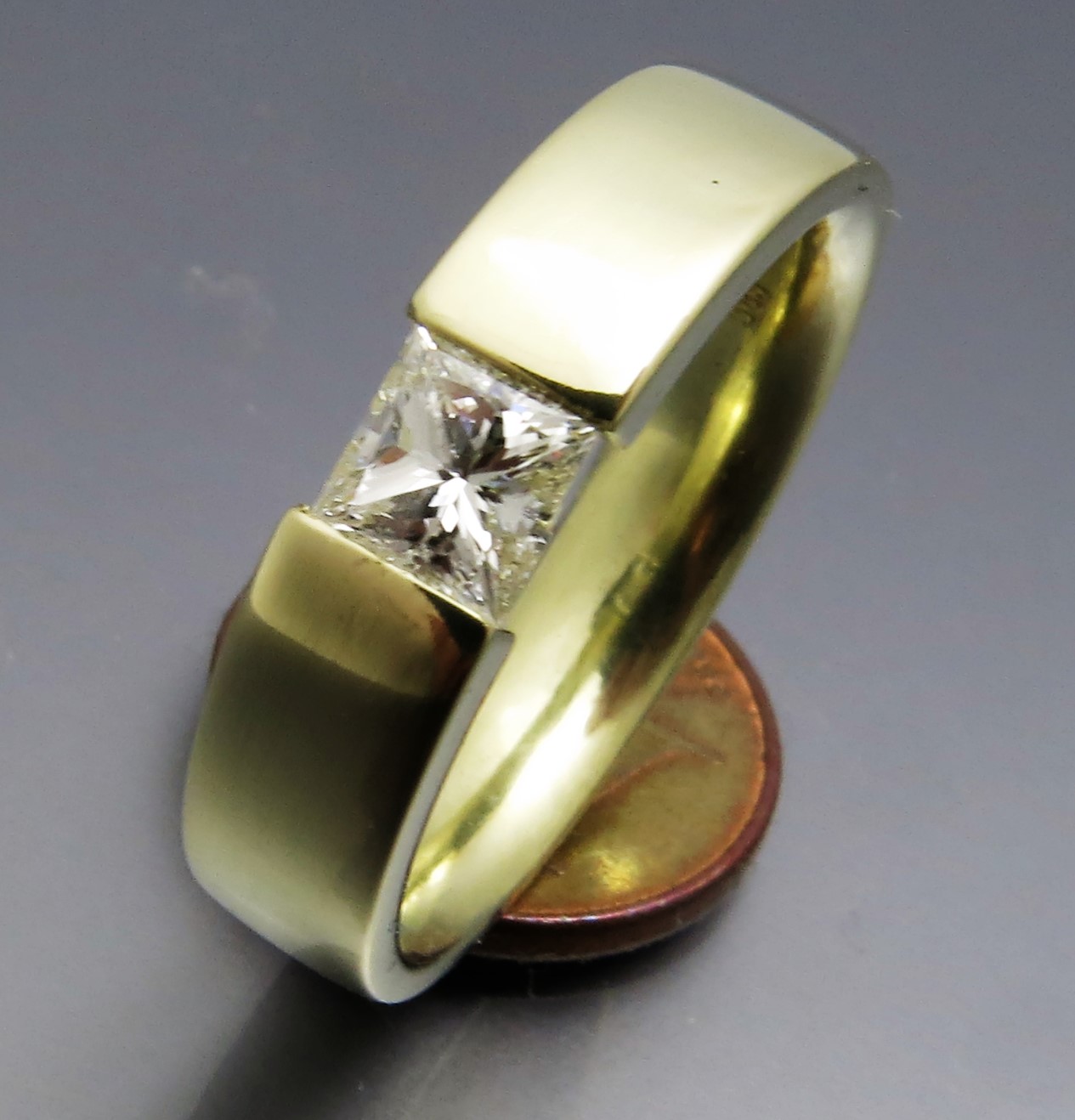 Eleganter Diamant Spannring "Verlauf" – Bild 5