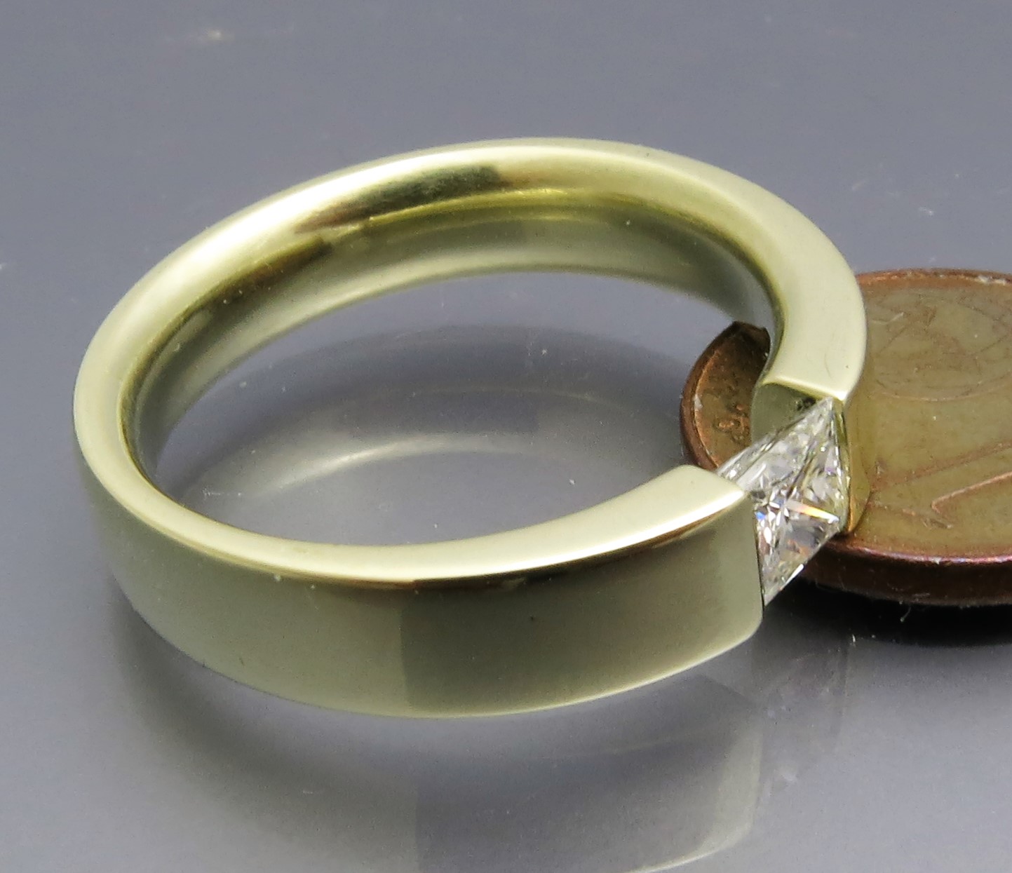 Eleganter Diamant Spannring "Verlauf" – Bild 8