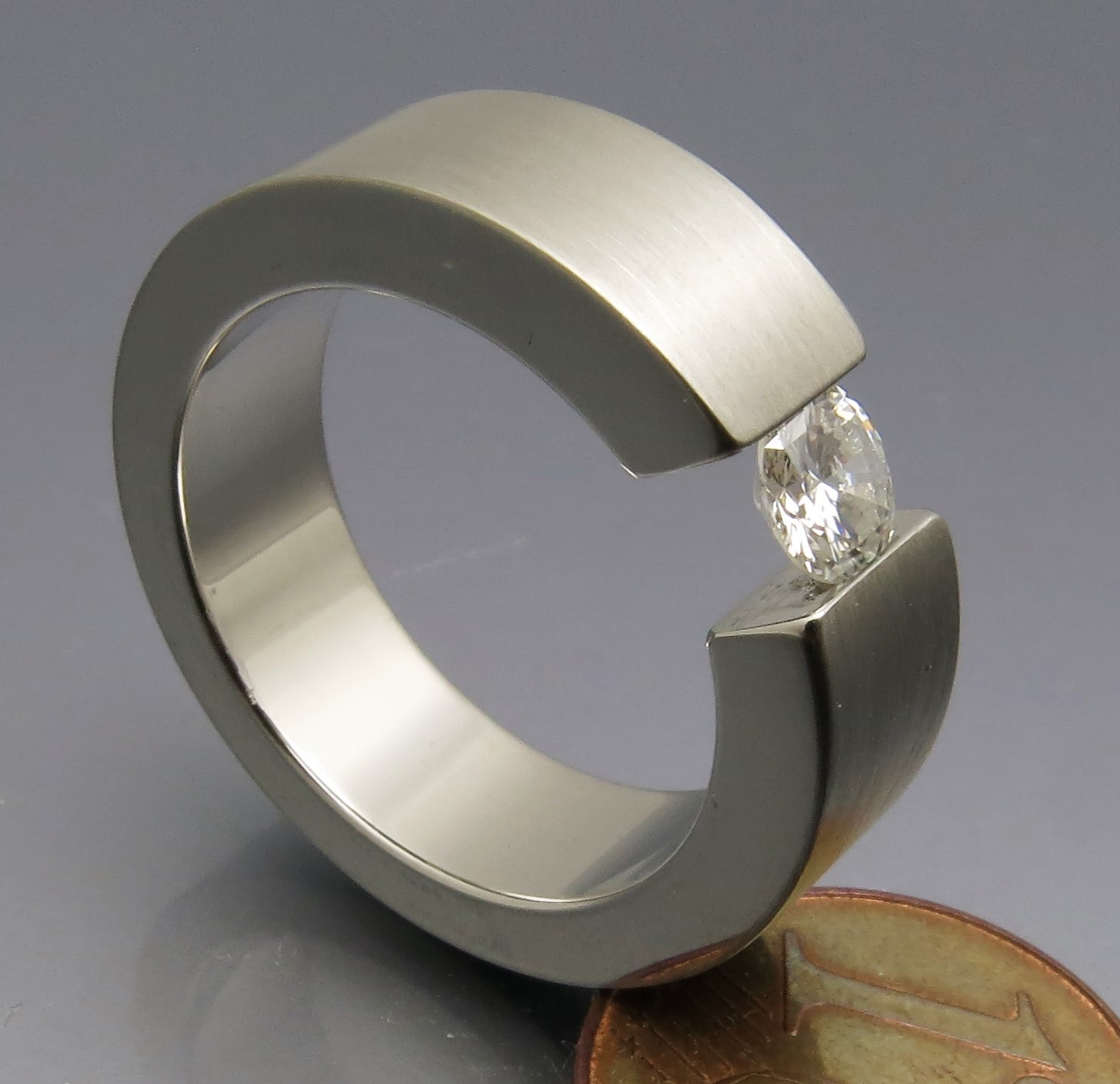 Massiver Brillant Spannring "Verlauf" – Bild 4