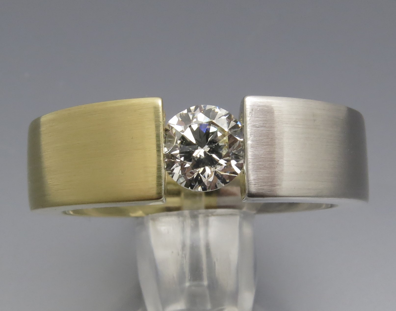 Eleganter Brillant Spannring "Bicolor" – Bild 4