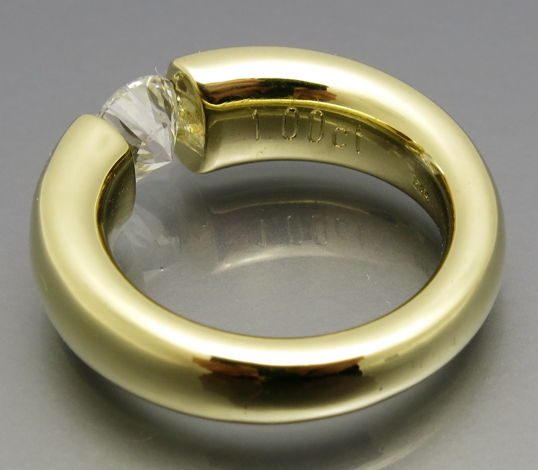Eleganter Eincaräter Brillant Spannring – Bild 4