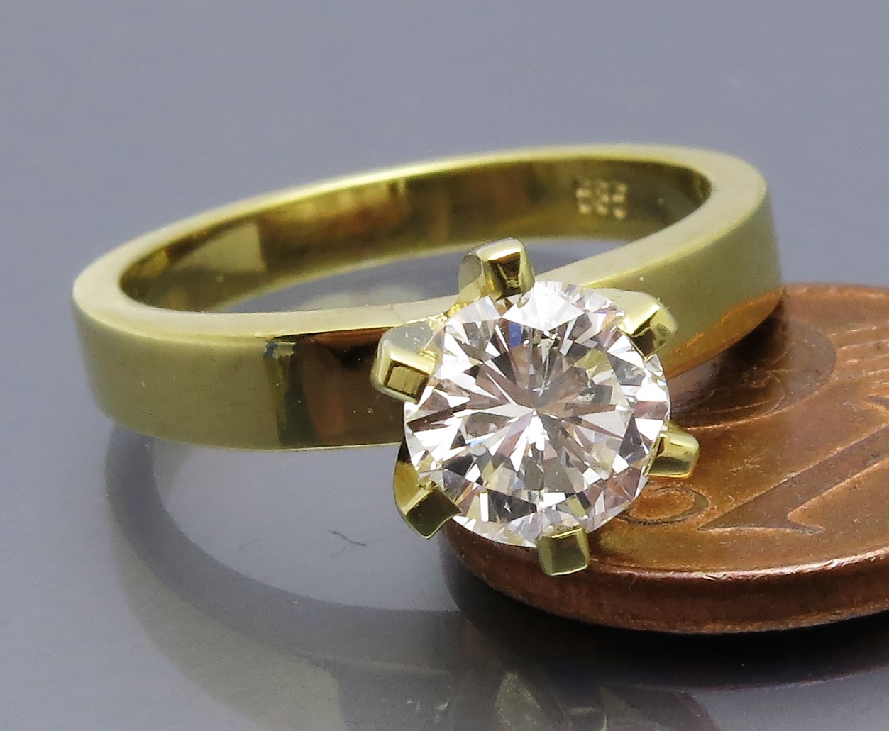 Solitär Brillant Ring - Klassiker – Bild 3