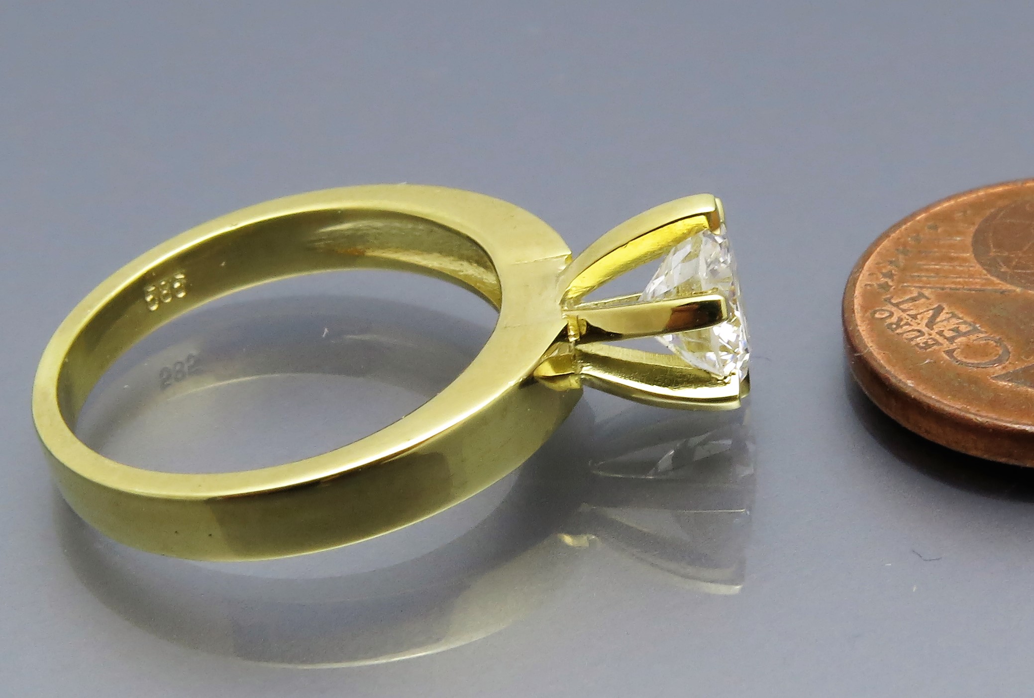 Solitär Brillant Ring - Klassiker – Bild 9