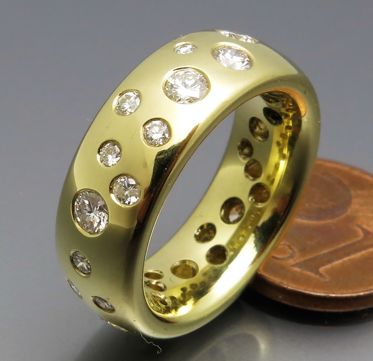 Toller Brillant Ring "Sternenhimmel" – Bild 3