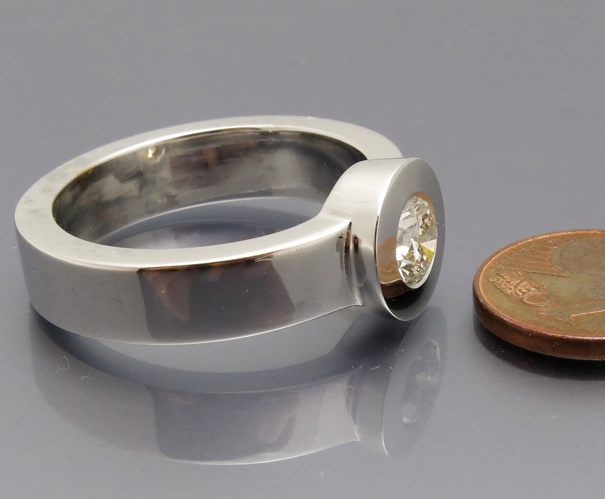 Markanter Brillant Solitär Ring – Bild 10