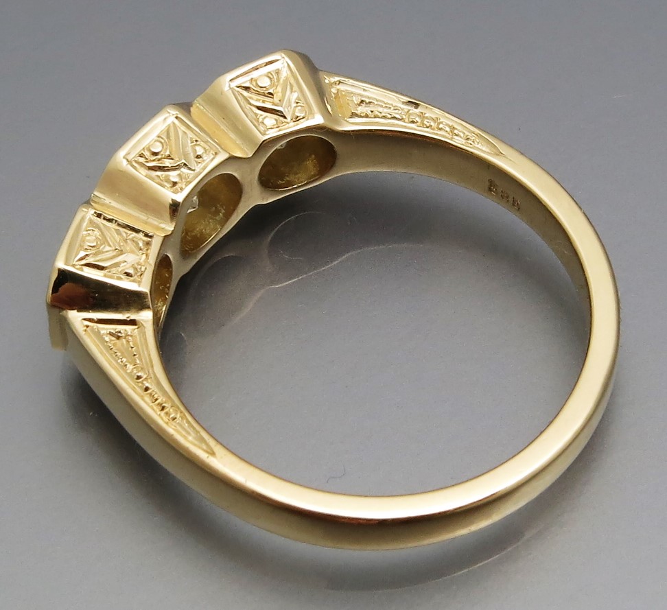 Antik Style Brillant Ring - Handarbeit – Bild 2