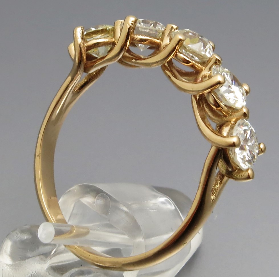 Mondäner Diamant Ring – Bild 5
