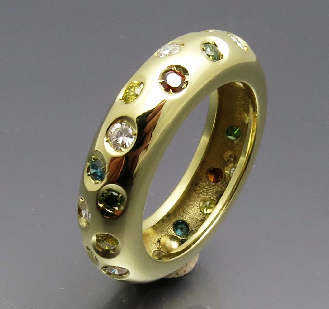 Toller Color Sternenhimmel Ring