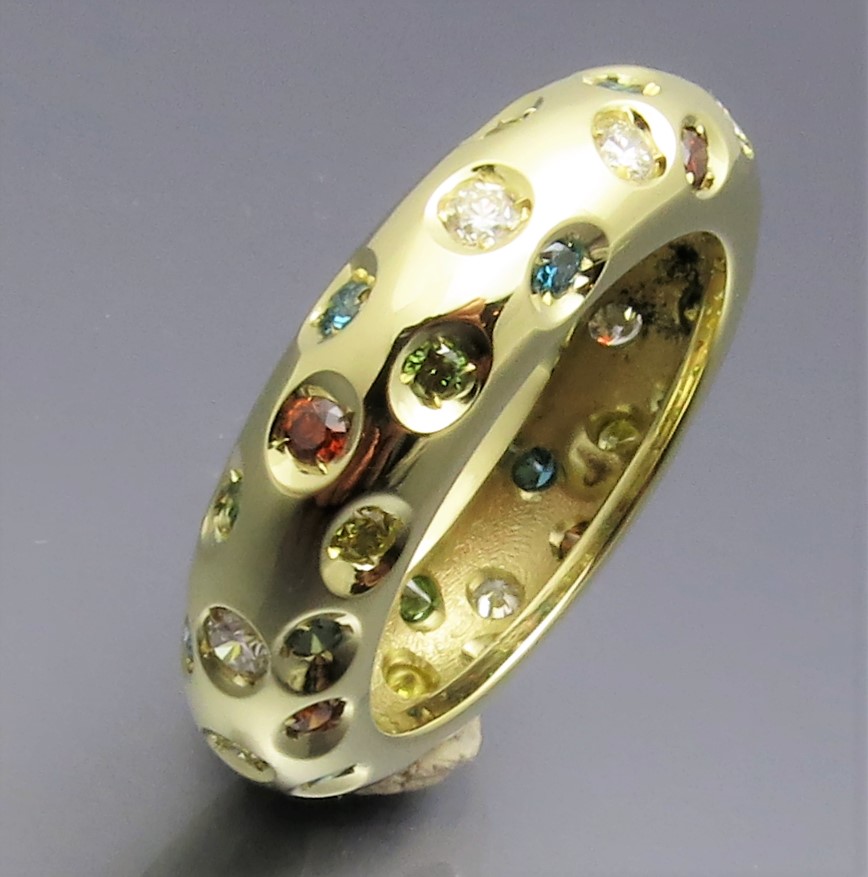 Toller Color Sternenhimmel Ring