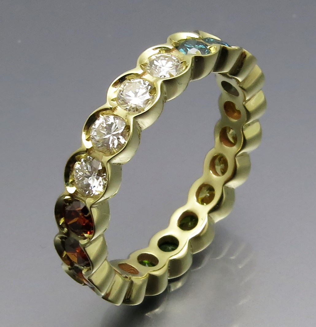 Toller Brillant Memory Ring Color – Bild 6
