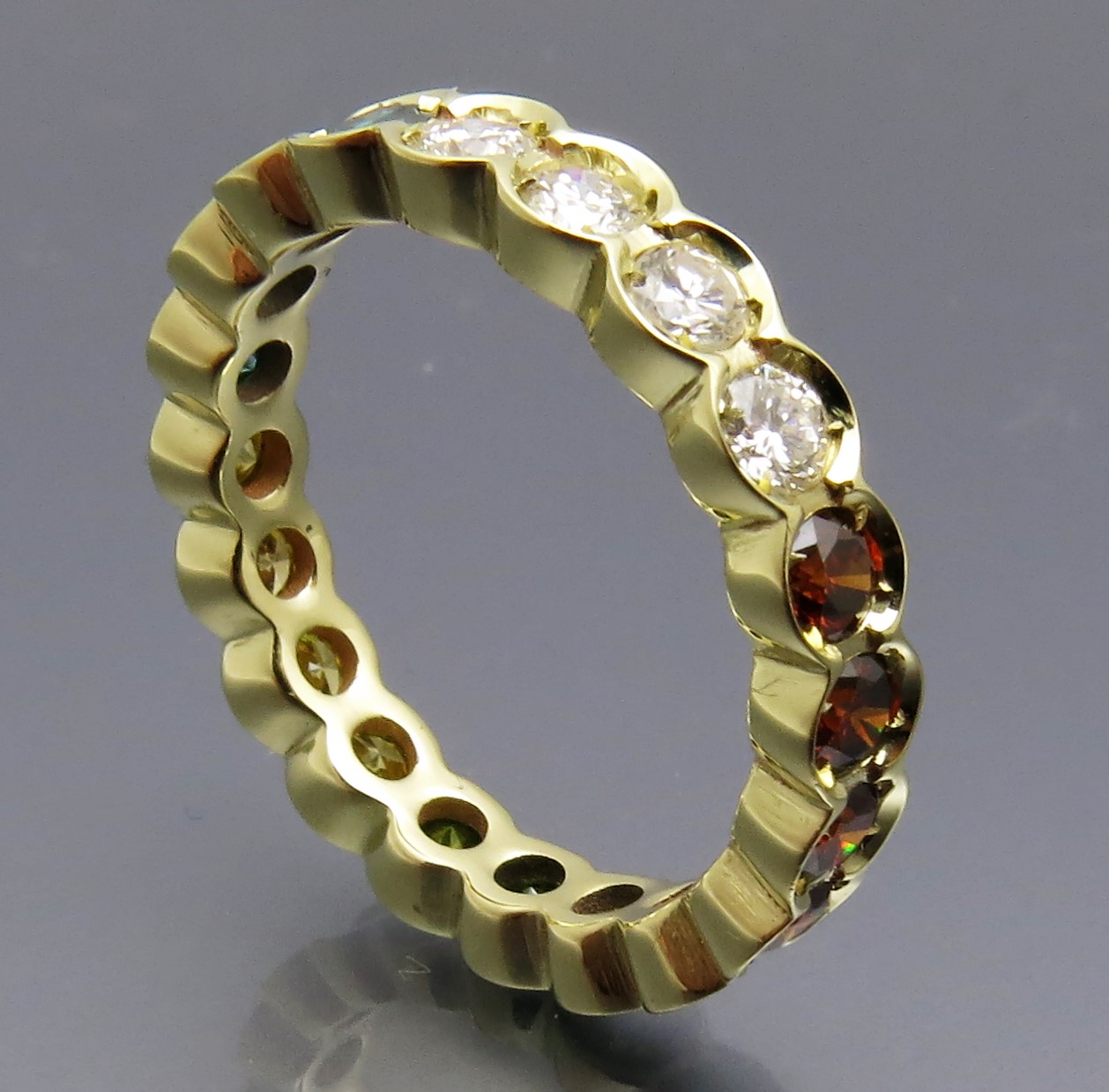 Toller Brillant Memory Ring Color – Bild 7