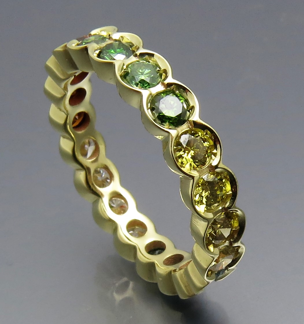 Toller Brillant Memory Ring Color – Bild 9
